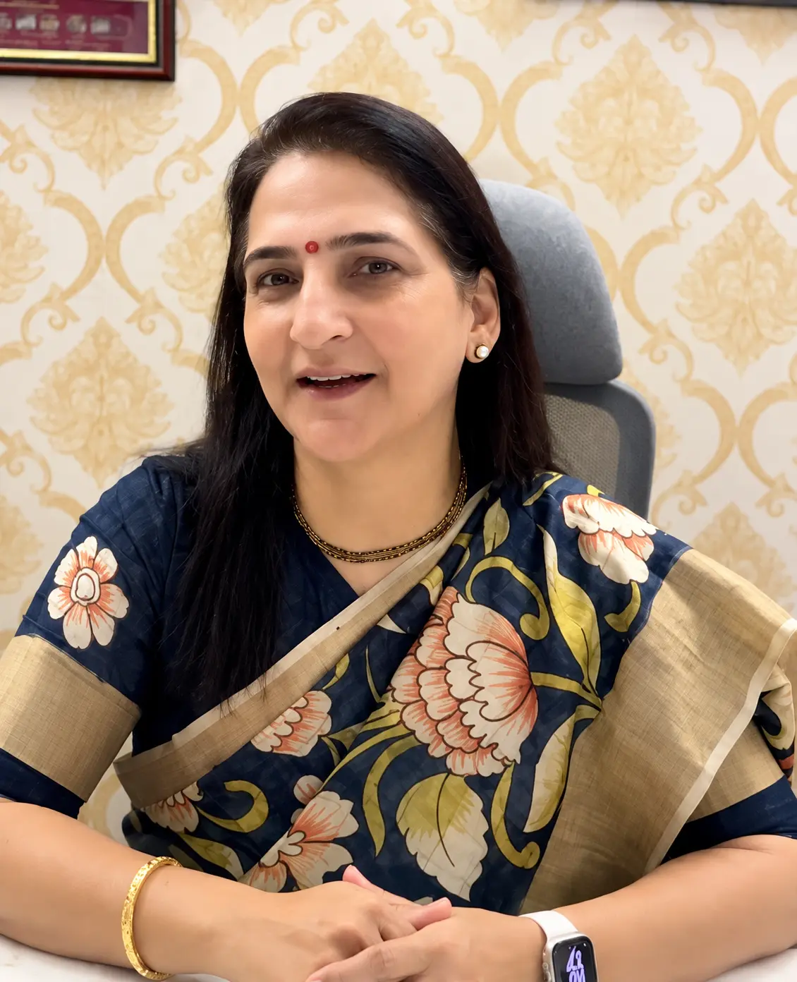 Mrs. Manisha Upadhyay, CEO of Delhi Premium School