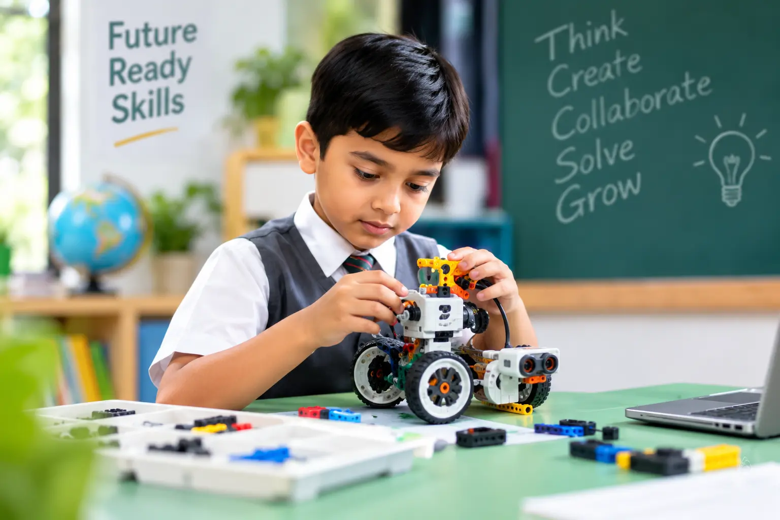 Students developing practical problem-solving skills