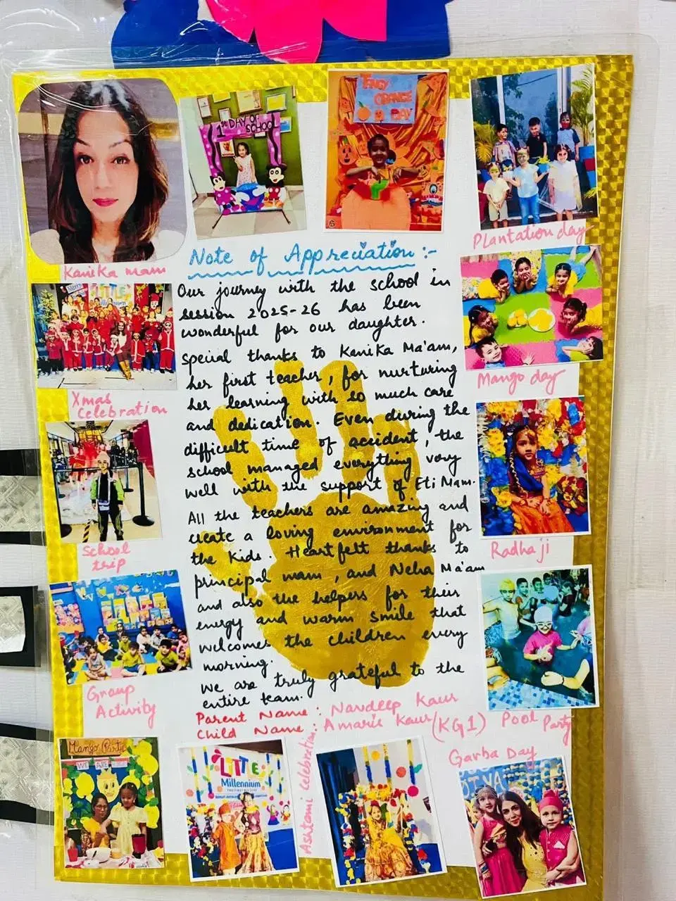 A review shared by a Delhi Premium School parent